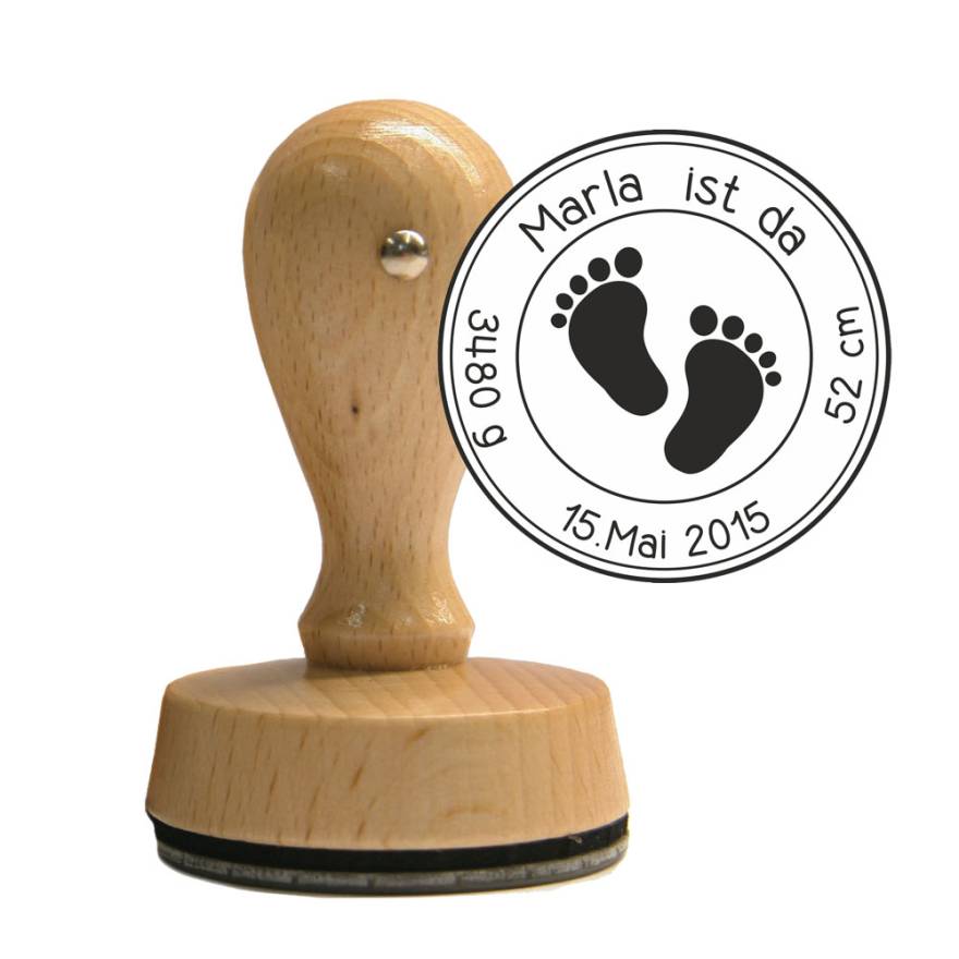 Tampon en bois Petit pied