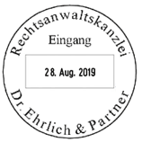 Ersatzplatte für Stempel 54045