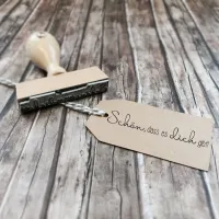 Timbrini in legno "Che bello che ci sei" Timbrini in legno "Che bello che ci sei"