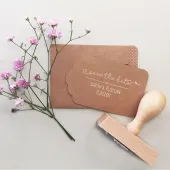 Timbro in legno Save the date 2