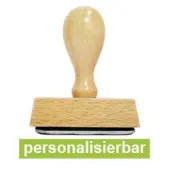 Timbro in legno inizio scolastico fata