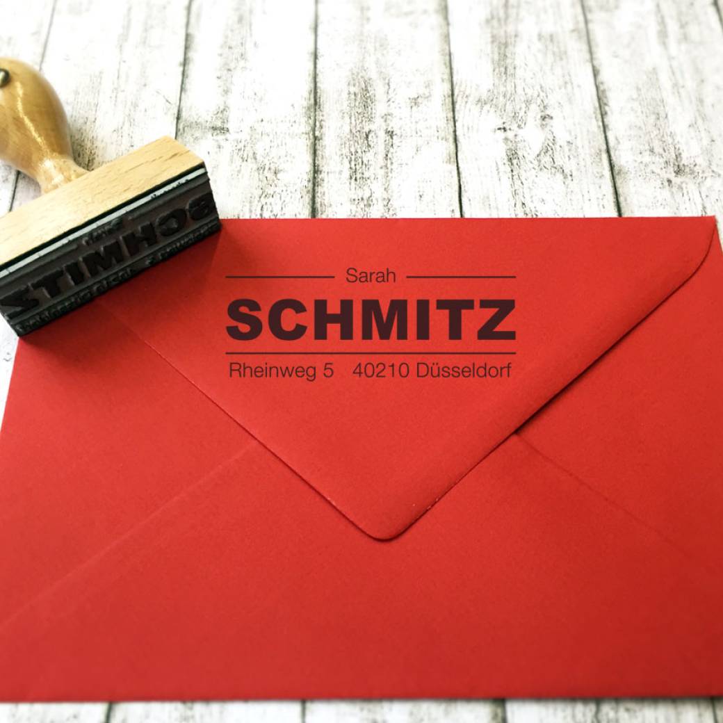 Holzstempel Großbuchstaben