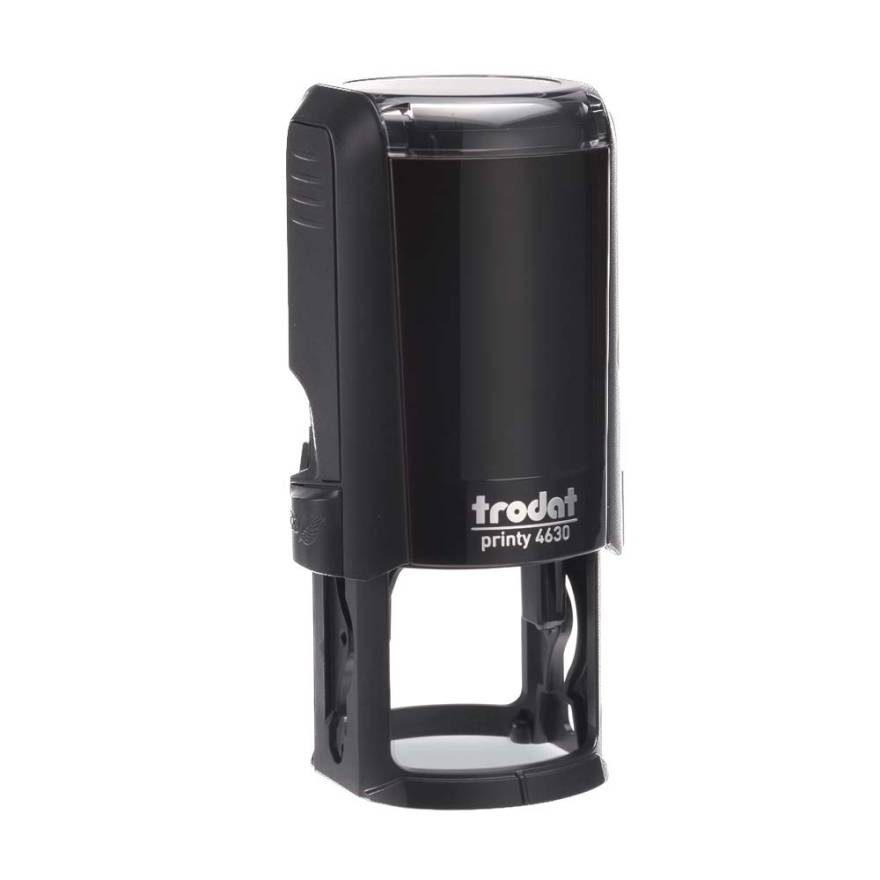 Trodat Printy 4630 grigio laterale - eco nero