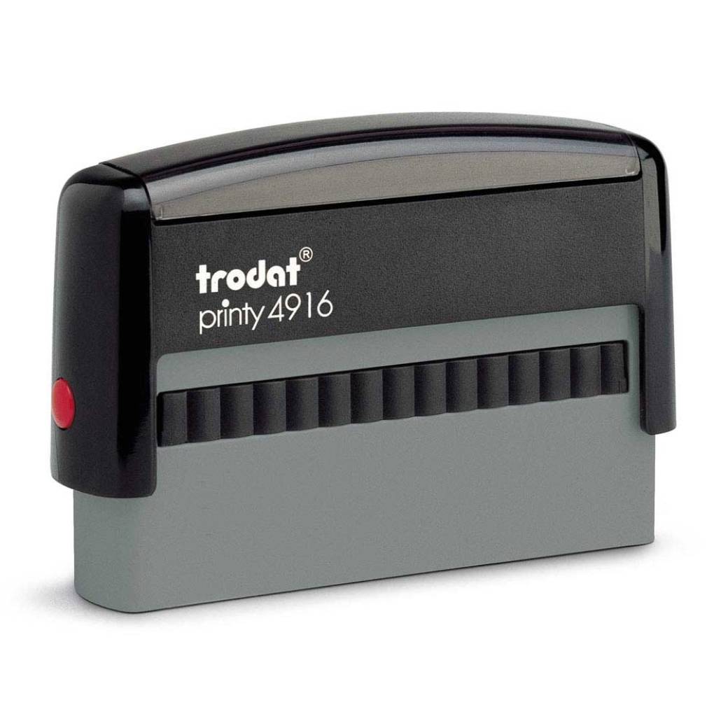 Trodat Printy 4916 in grau-schwarz - schwarz Trodat Printy 4916 in grau-schwarz - schwarz