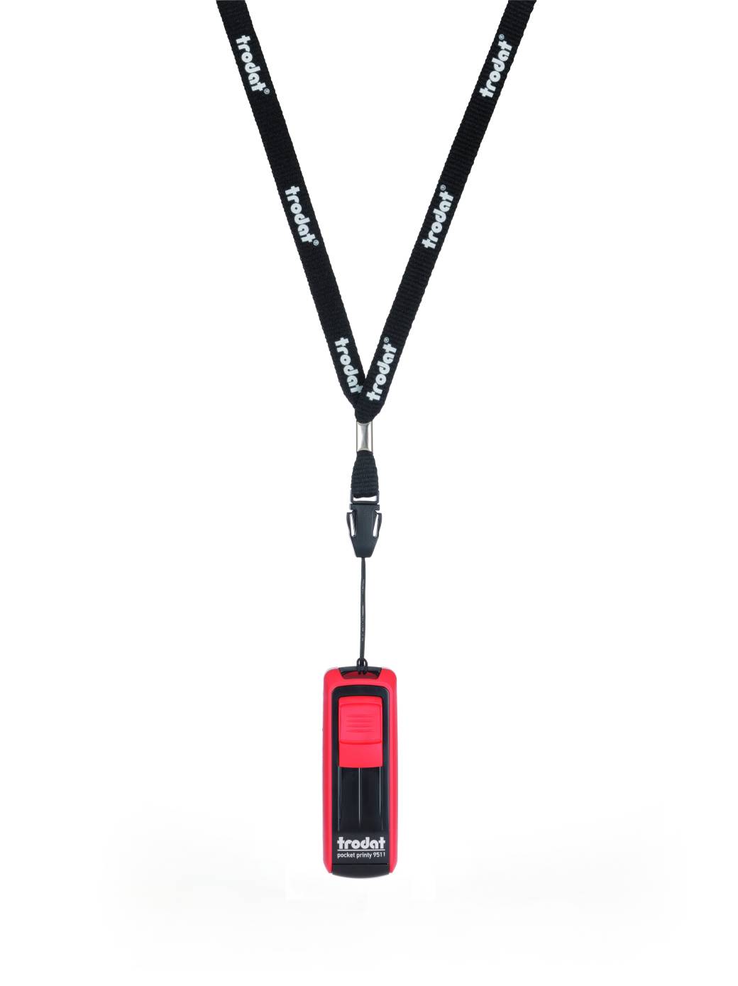Trodat Pocket Printy mit Lanyard - schwarz