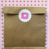 Tampon en bois Bubbel cœur