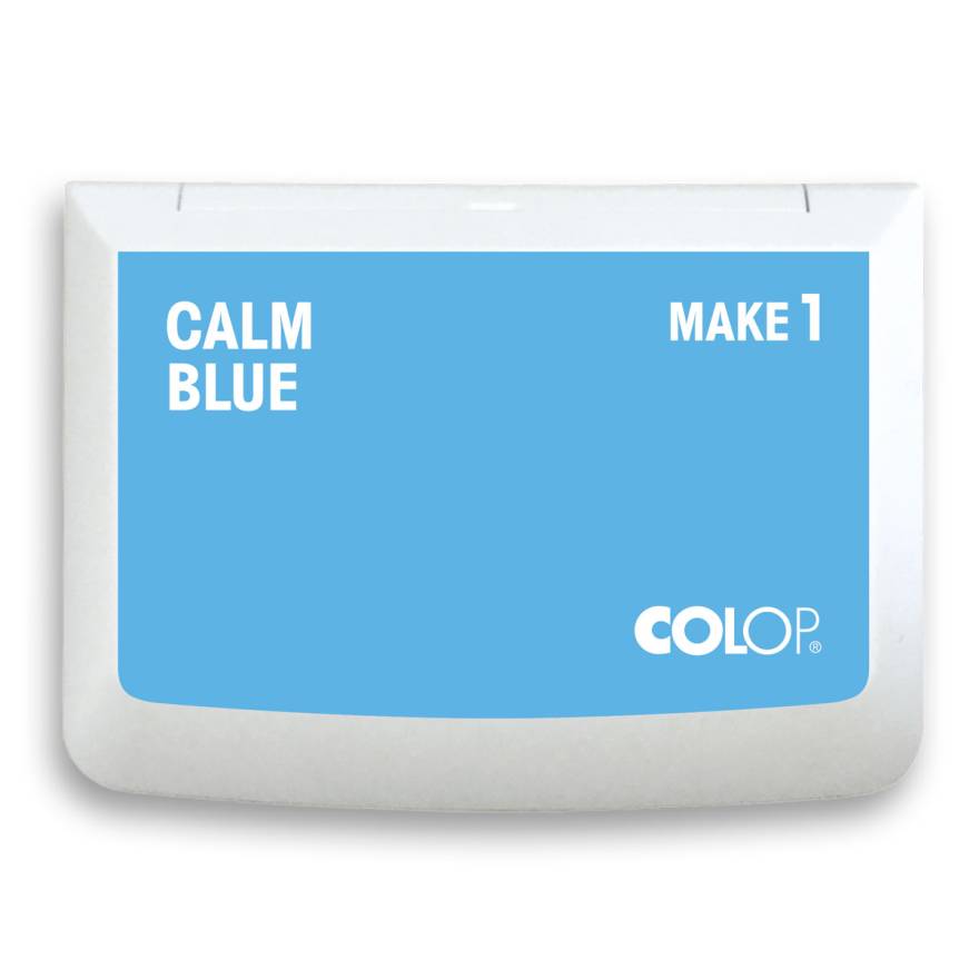 COLOP Cuscino per timbri MAKE 1 blu calma 90x50mm COLOP Cuscino per timbri MAKE 1 blu calma 90x50mm