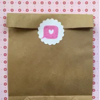 Tampon en bois Bubbel cœur Tampon en bois Bubbel cœur