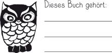 Eulenmotiv auf einem Holzstempel Eulenmotiv auf einem Holzstempel