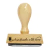Handgefertigter Holzstempel 3