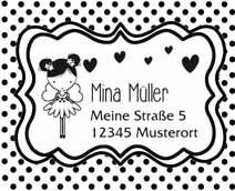 Vorschau auf den Holzstempel zum Schulanfang mit Feenmotiv.