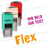Trodat edy FLEX ist ein flexibler Stempel, der für verschiedene Anwendungen entwickelt wurde.
