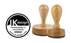 Holzstempel rund - Bild