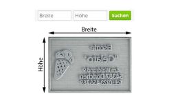 Plaques de remplacement par taille