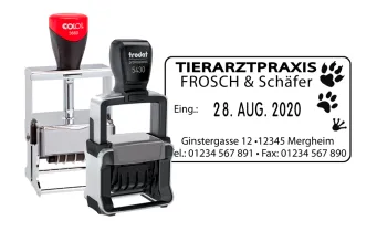 Date tampon d'entreprise