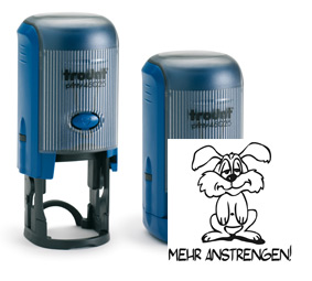 Timbro per insegnanti Printy rotondo