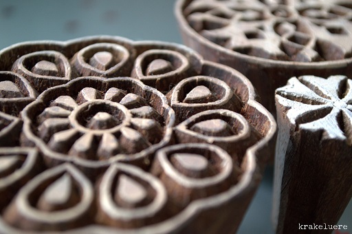 Timbrini in legno indiani